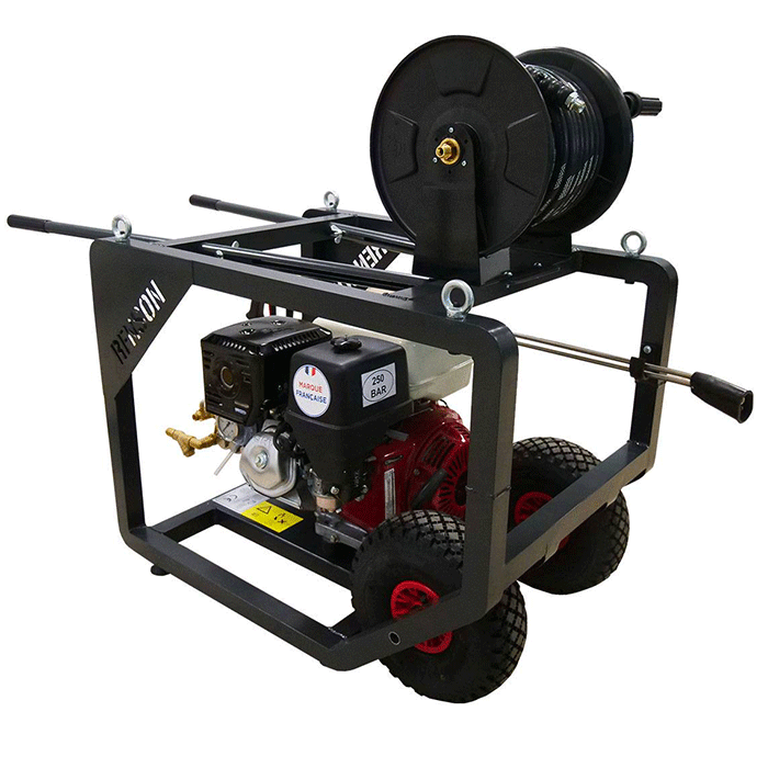 Nettoyeur haute pression thermique RENSON - 200 bar - 21 L/min - Moteur HONDA GX390 - Réducteur_0