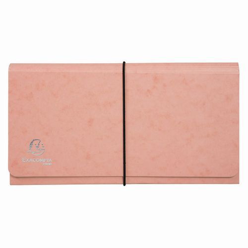 POCHETTE TRIEUR CARTE MULTICOLORE 6 COMPARTIMENTS ASSORTIES - EXACOMPTA