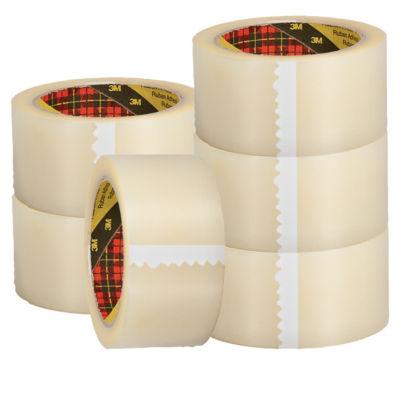 Ruban adhésif PP 371 Scotch 3M transparent 50 mm x 66 m, lot de 6_0