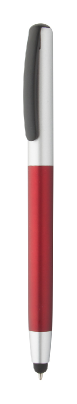 Stylo à bille avec stylet - plastique coloré - encre bleue - 8g_0