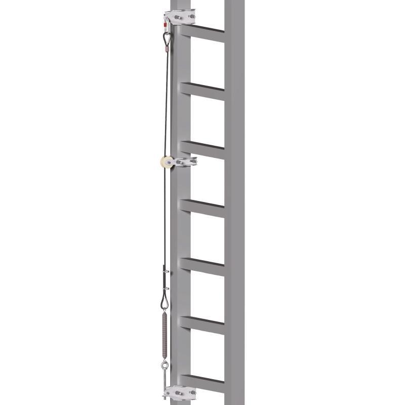 Système antichute en acier inoxydable - AN025 - Support d'assurage câble pour ASCAB_0