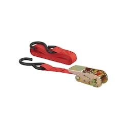 Thirard Sangle de serrage, 4.5m, à cliquet, crochet S, rouge - rouge 3150262906095_0