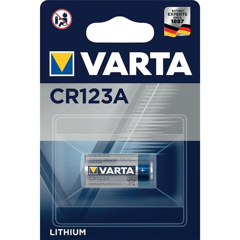 VARTA 1 pile cr123 lithium 3v 1480mah_0