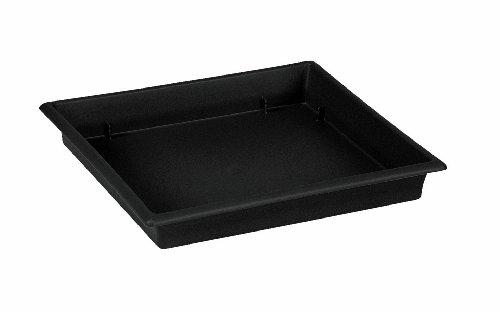 EMSA Terra Grande - Bac à fleurs Untersetzer 36 x 36 cm anthracite 505098 - plastique résistant UV et gel_0