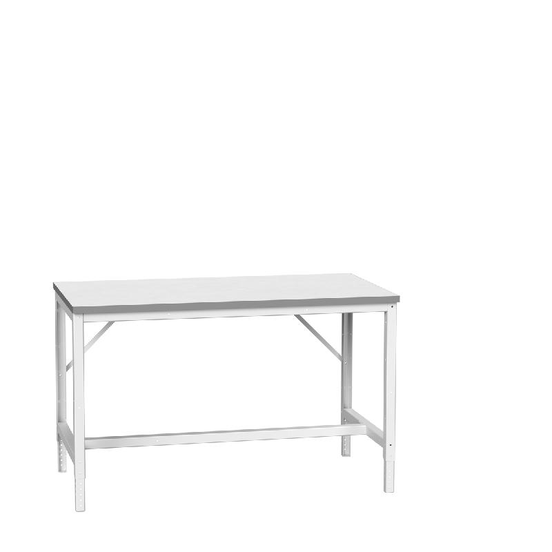 16921522.16 - Établi Verso avec ossature réglable, plateau ESD - 1500x800x780-930mm - RAL 7035_0