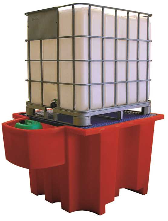 Bac de rétention 1100 litres avec bac de soutirage - MRPSOUT1100_0