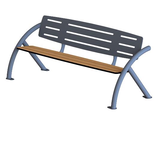 Banc public en bois buton industries bc 172 cm_0