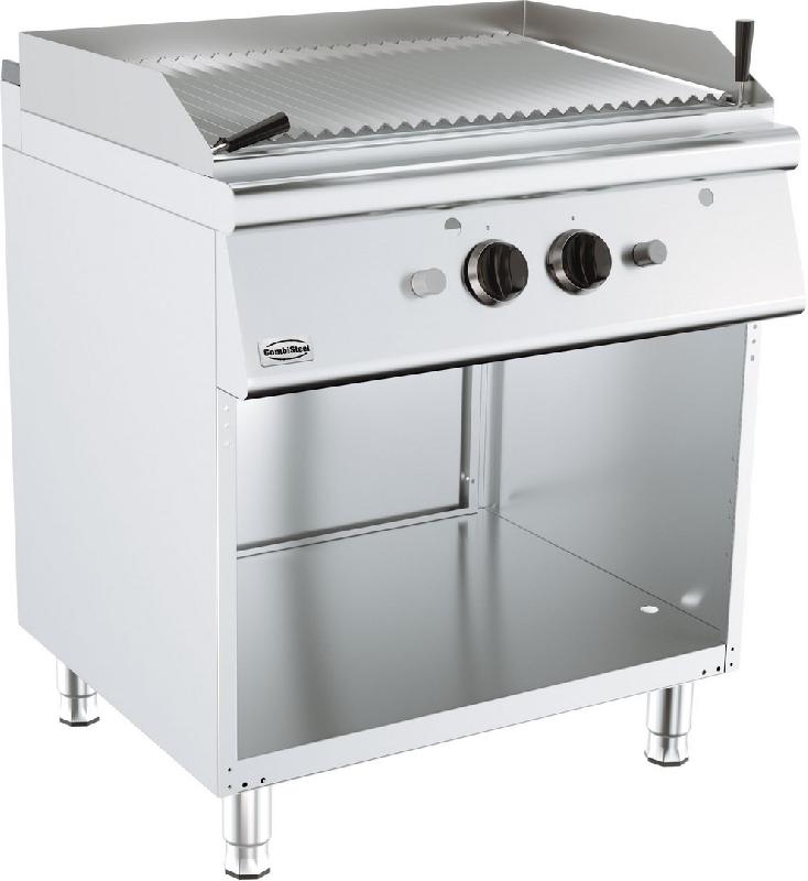 Grill pierre lavique gaz sur coffre - 800x700 - 7178.0500 - 2x9kW avec allumage piezo_0