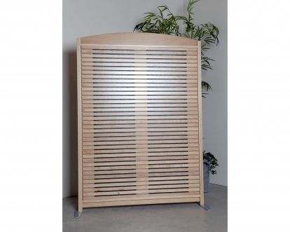 Cloison acoustique - Ardal - Partie haute cintrée ou chapeau de gendarme, personnalisable avec ou sans roulettes_0