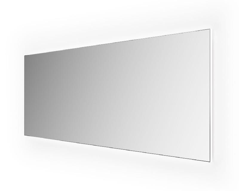 Coiffeuse LED double - éclairage LED intégré - L230cm x H110cm x P3,5cm_0