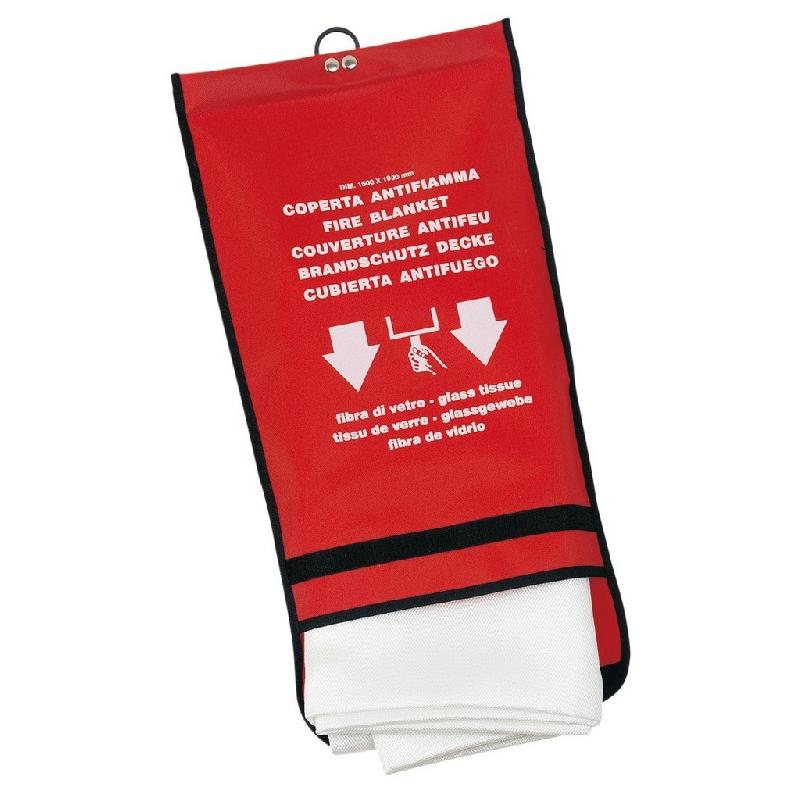 Lot De 2 Couvertures Anti-feu D'urgence 2x2m - En Fibre De Verre - Pour Cuisine, Barbecue, Cheminée, Voiture - 4