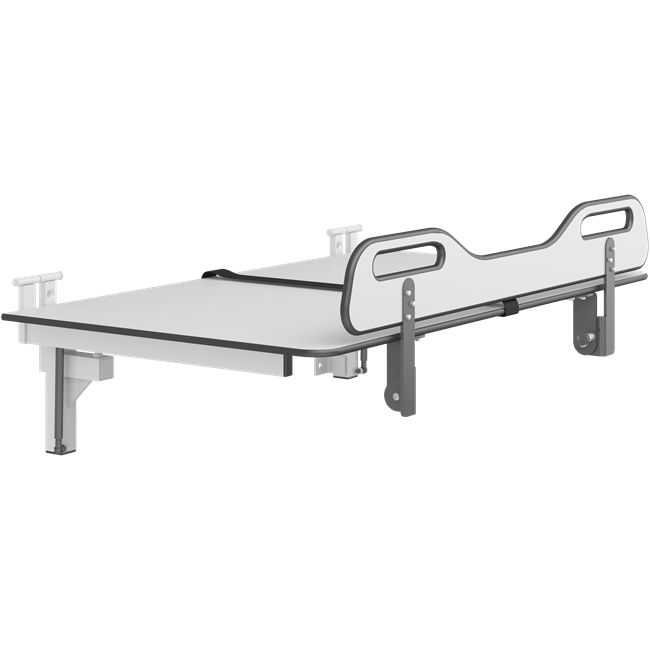 CT 5000 - Table à langer pour handicapé - Pressalit - Hauteur fixe, stratifié compact, 700x1200mm, montage mural_0