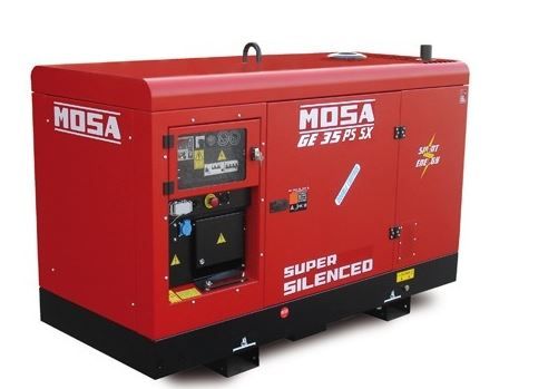 Groupe électrogène diesel PERKINS GE 35 PS SX - MOSA - Triphasé 30 kVA super insonorisé avec réservoir 100L_0