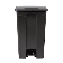 Jantex Poubelle de Cuisine Noire à Pédale 87 Litres - noir plastique polypropylène GAS-CW724_0