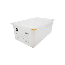 METRO PROFESSIONAL Récipient GN 1/1, 200 mm, polypropylène, avec couvercle - blanc plastique polypropylène 4067373610904_0