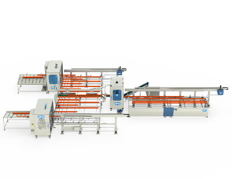 Nr-242 - Centre de traitement de profilés PVC - Haffner - Débit, drainage, vissage et grugeage automatisés_0