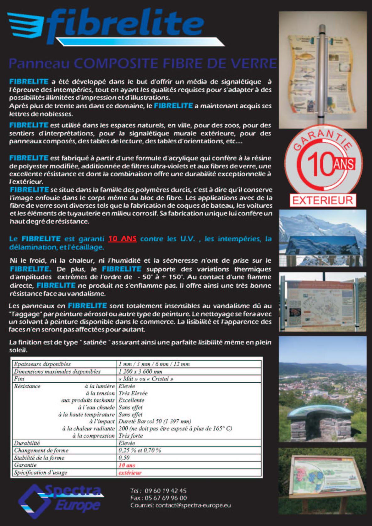 Signalétique plastique fibrelite_0