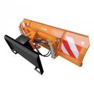 SP skid loader - lames à neige GEO - lames en caoutchouc ou en acier avec orientation hydraulique et protections CE_0