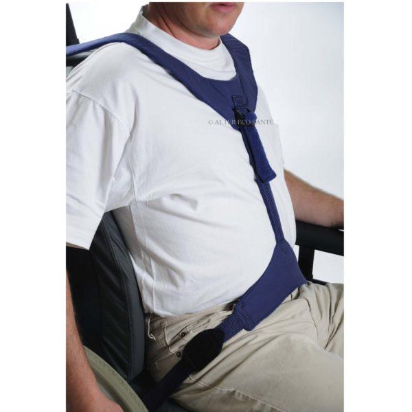 Stabifix - Maintien thoracique en Y PA6FIX pour fauteuils, avec sangles élastiques_0