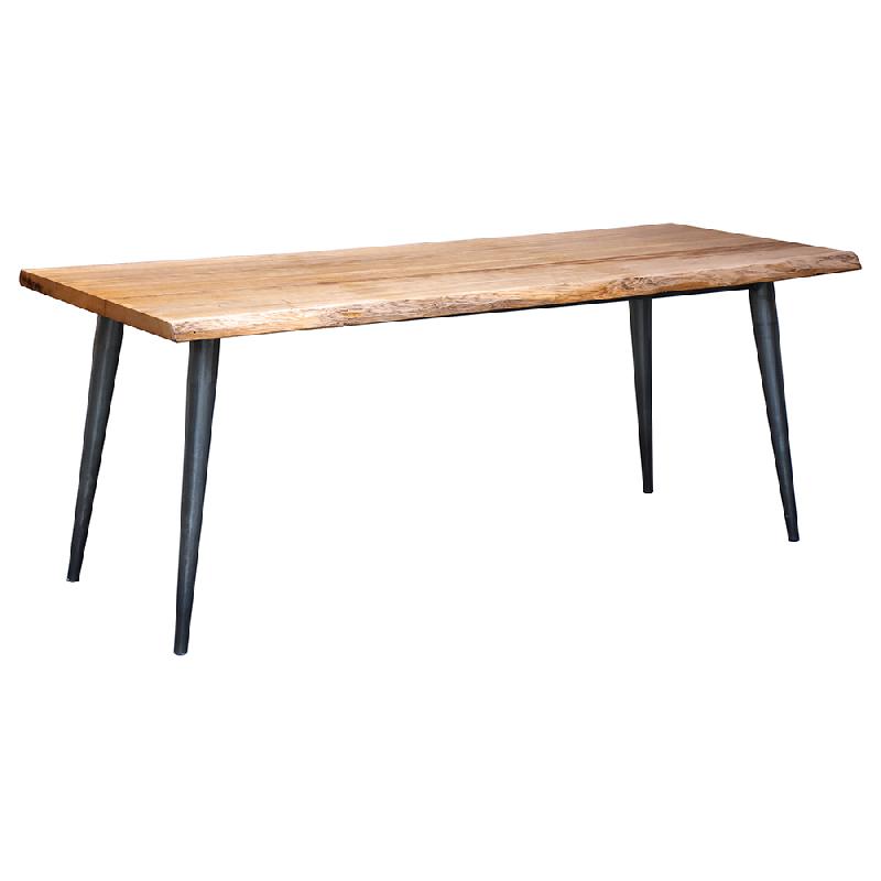 Table de restaurant - piétements cocktail - plateau de 80x80 à 200x90 cm_0