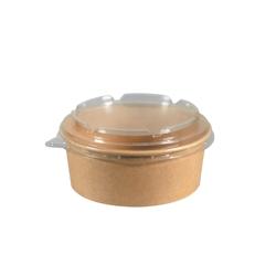 Thouy Bol en carton kraft et couvercle en PET 780 mL - 3701114813797_0