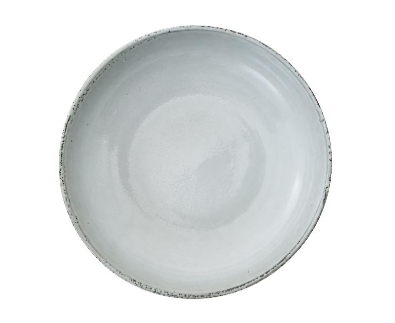ASSIETTE CREUSE ROND GRIS GRÈS Ø 22 CM SKY PRO.MUNDI