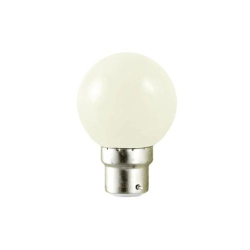 Ampoule led 0.8  watt bulb b22 3000°k dépoli_0