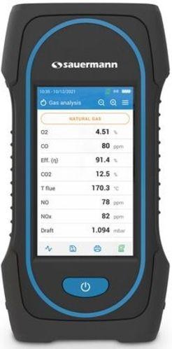 ANALYSEUR DE COMBUSTION - 3 CELLULES (CO, O2, NO) - TIRAGE, 2009-649, RENDEMENT... -_0