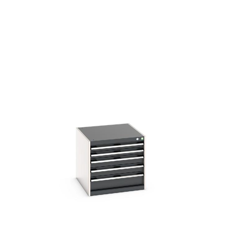 Armoire à tiroirs Cubio SL-676-5 - Réf : 40027102 - 5 tiroirs en acier avec charge admissible 1.5 tonne_0
