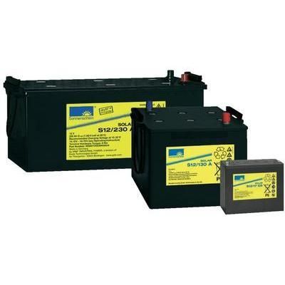 ACCUMULATEUR SOLAIRE GNB SONNENSCHEIN S12/230 A S12/230 A 12 V 230 AH PLOMB-GEL (L X H X P) 518 X 238 X 274 MM PÔLE CONI