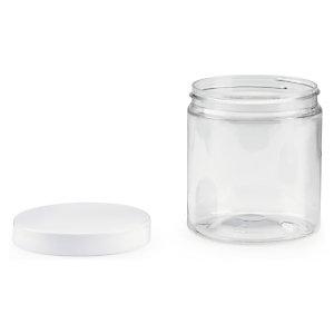 HonXins Lot de 4 Pots dassaisonnement en Plastique pour sel/Poivre/vinaigre/Huile/Bocal Transparent