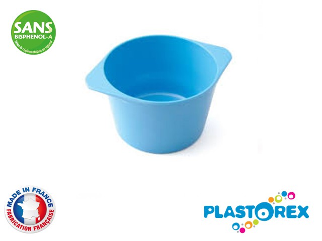 BOL A OREILLES 0,45L MELAMINE BLEUE