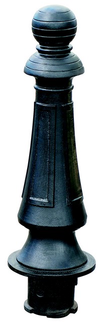 Borne grenade - fonte ductile noire mate - à sceller ou amovible - 22kg - Réf. 8010700_0
