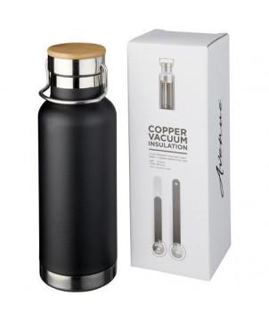 BOUTEILLE DE SPORT 480ML AVEC ISOLATION PAR LE VIDE ET COUCHE DE CUIVRE THOR - NOIR - BOUTEILLES ISOTHERMES PUBLICITAIRES