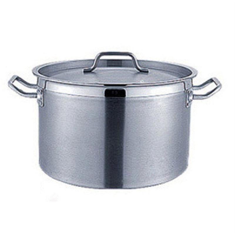 Braisière avec couvercle 32L Ø42,3x26,5cm inox_0