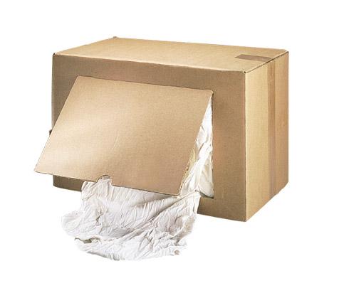 CHIFFON TEXTILE COTON EXTRA-FIN BLANC OPTIQUE - BOÎTE DE 10 KG
