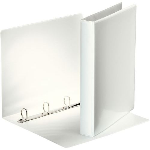 CLASSEUR 4 ANN. PERSONNALISABLE ESSENTIALS 25 MM A4 PP BLANC - LEITZ