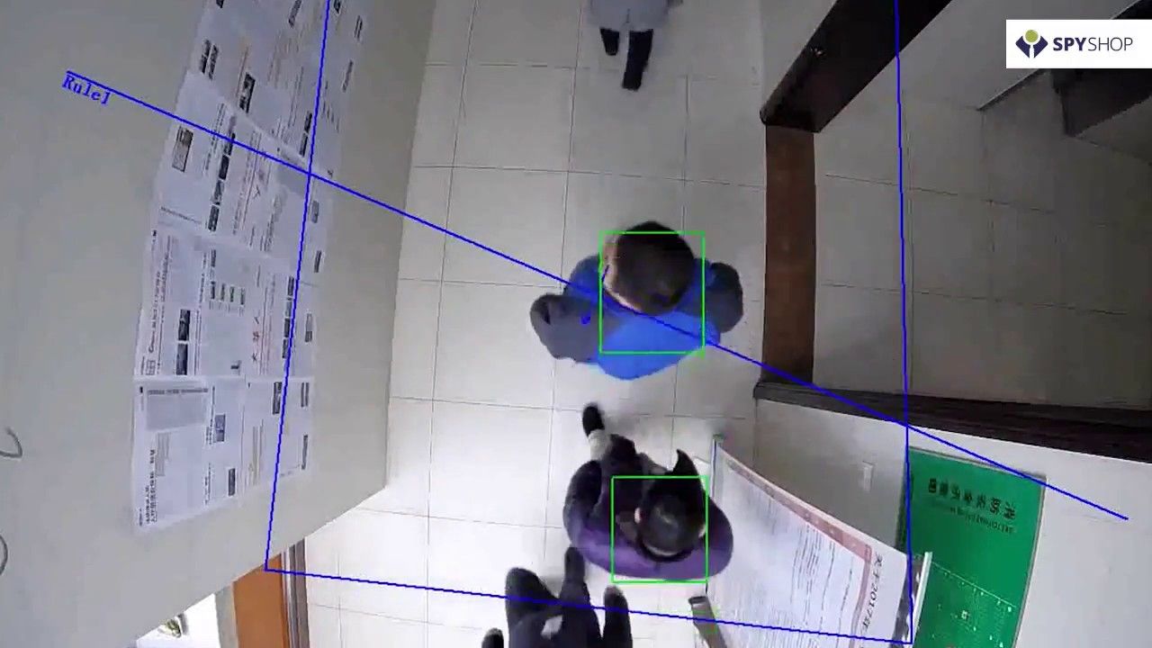 Compteur de personnes - Caméra 3D pour comptage dans boutiques, entrepôts ou coffres-forts_0