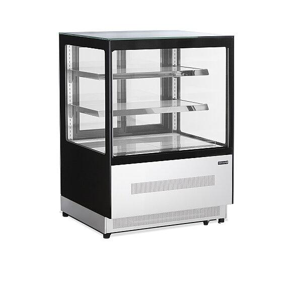 Comptoirs réfrigérés à desserts vitre droite hauteur 1209mm 275 litres - LPD900F/BLACK_0