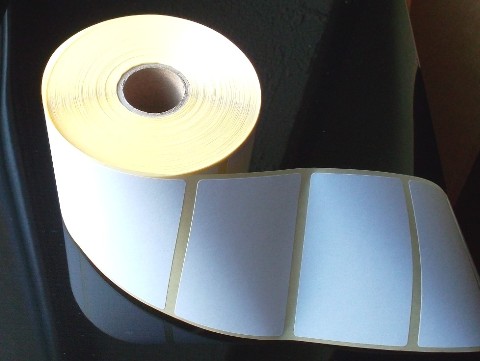 Étiquettes adhésives papier blanc standard (transfert thermique)