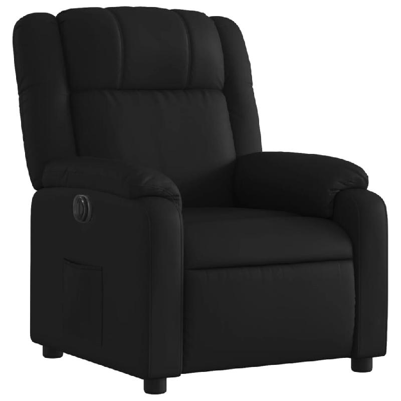 Fauteuil inclinable électrique Noir Similicuir Modèle Termontel - 8721012176249_0