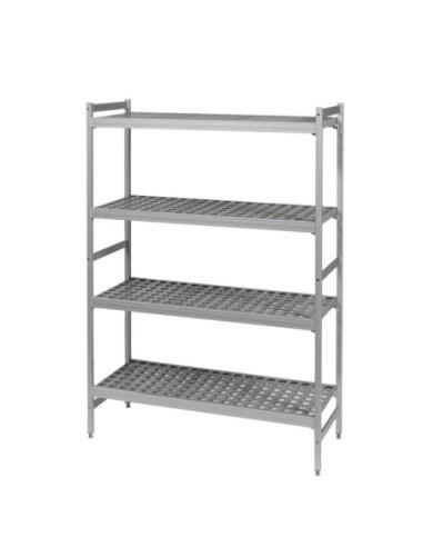 FERMOD Rayonnage modulaire en polymère 6611 Fermostock Longueur 1947 mm- 4 niveaux-profondeur 560 mm - 3617800116373_0