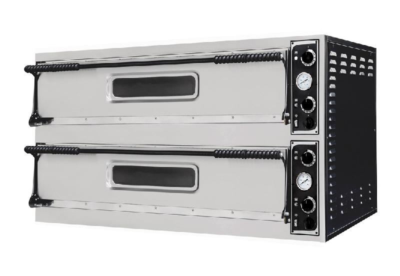 Four à pizza électrique 6+6 pizzas Ø 32 cm BASIC 66L Prismafood_0