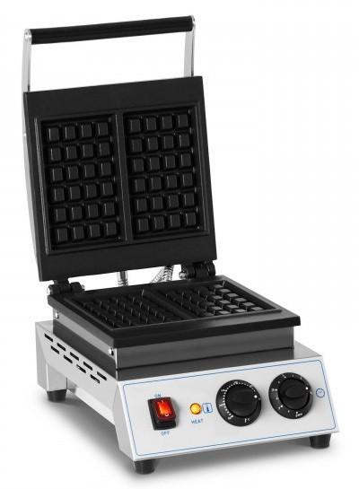 Gaufrier électrique professionnel 1500 w en acier inoxydable_0