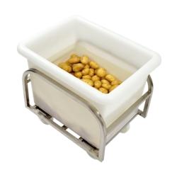 GILAC Chariot inox  pour bac profond 100 L - 3701666000485_0