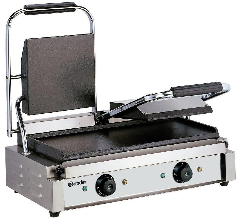 Grill contact 3600 2G - Acier inoxydable - Plaques en fonte d'acier - Thermostat réglable 50-300°C - Bartscher_0