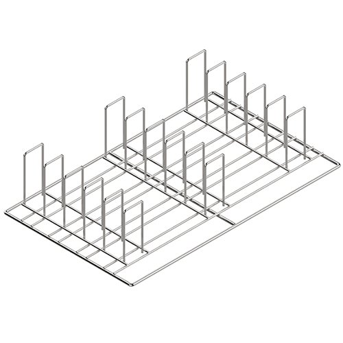 GRILLE DE GRILL GN 1/1 EN ACIER INOXYDABLE 304 POUR LA CUISSON DES TRAVERS DE PORC