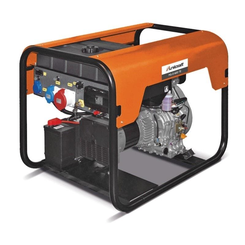 Groupe électrogène synchrone diesel Unicraft PG-D 600 TE - robuste et pratique - 6705073_0