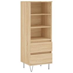 Helloshop26 - Buffet bahut commode armoire meuble de rangement organisateur cuisine salle de séjour salon haut sonoma 40 x 36 x 110 02_0034058 - 3000_0