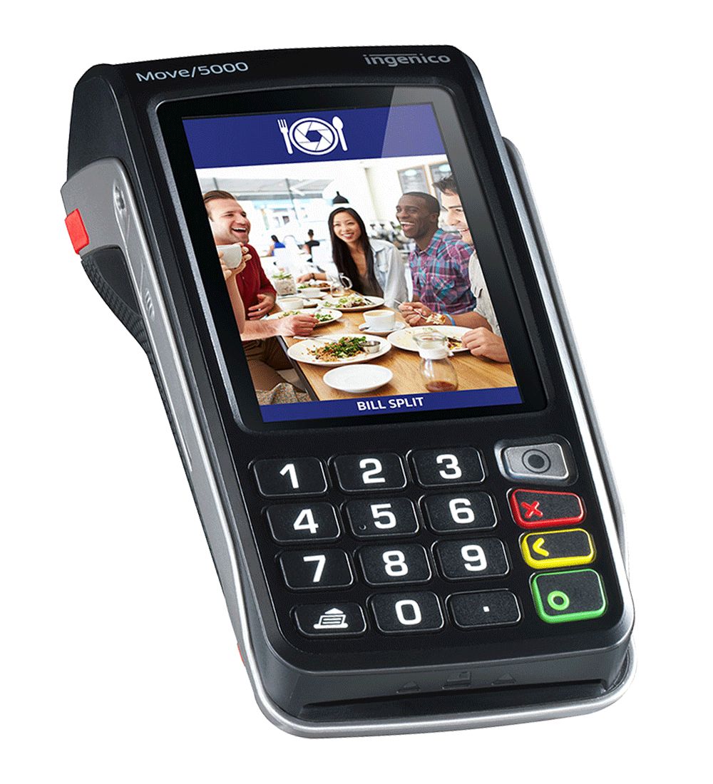 Ingenico Move 5000 - Terminal de paiement portable avec WiFi, Bluetooth et 3G/GPRS_0